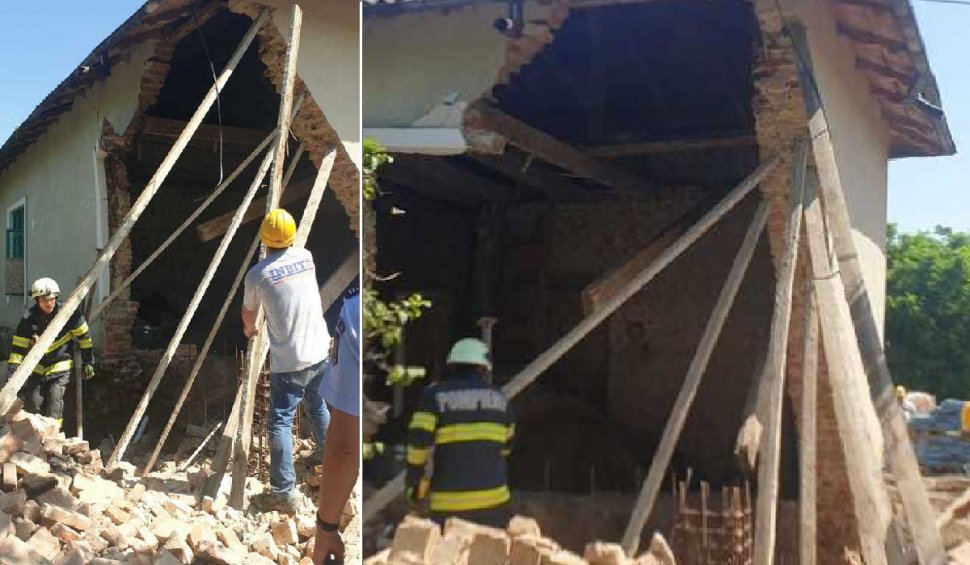 Un muncitor din Iaşi a murit, după ce zidul unei școli aflată în renovare s-a prăbușit peste el