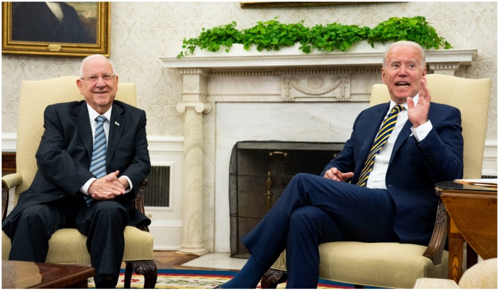 Preşedintele Joe Biden s-a întâlnit cu omologul israelian Reuven Rivlin la Casa Albă