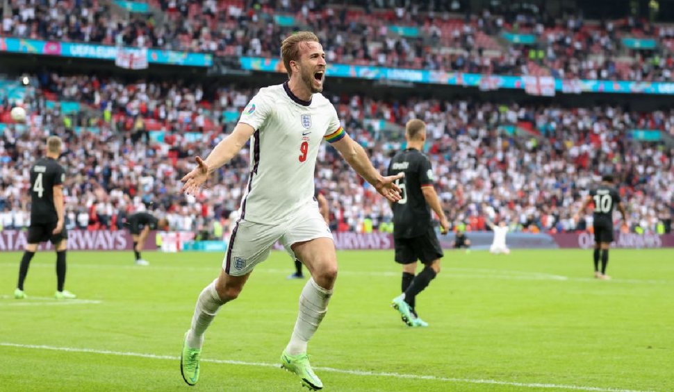 O nouă surpriză la EURO 2020: Anglia trece de Germania, cu două goluri pe final de meci