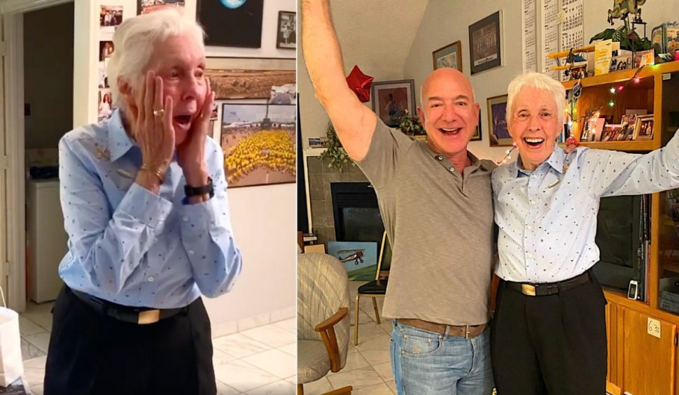 O femeie de 82 de ani va pleca în spațiu alături de Jeff Bezos: ”Nu credeam că voi merge vreodată acolo-sus”