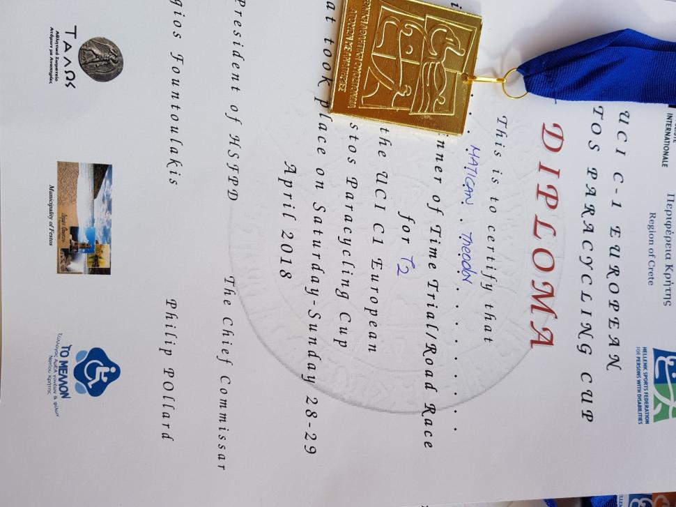 S-a născut cu pareză cerebrală dar a luptat până a ajuns campion mondial la ciclism 714411