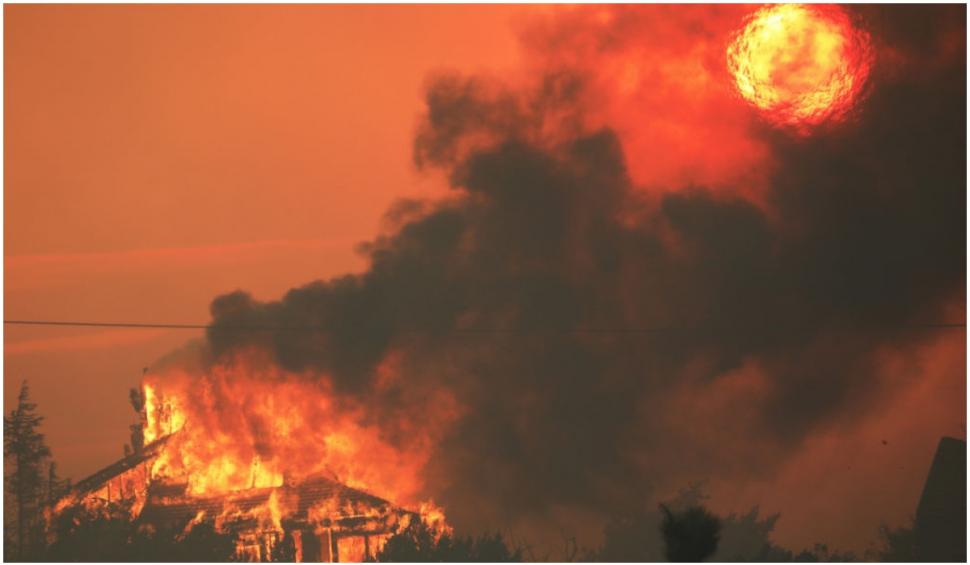 Imaginile dezastrului din California, unde peste 3500 de oameni au fost evacuați din calea incendiilor de vegetație 714701