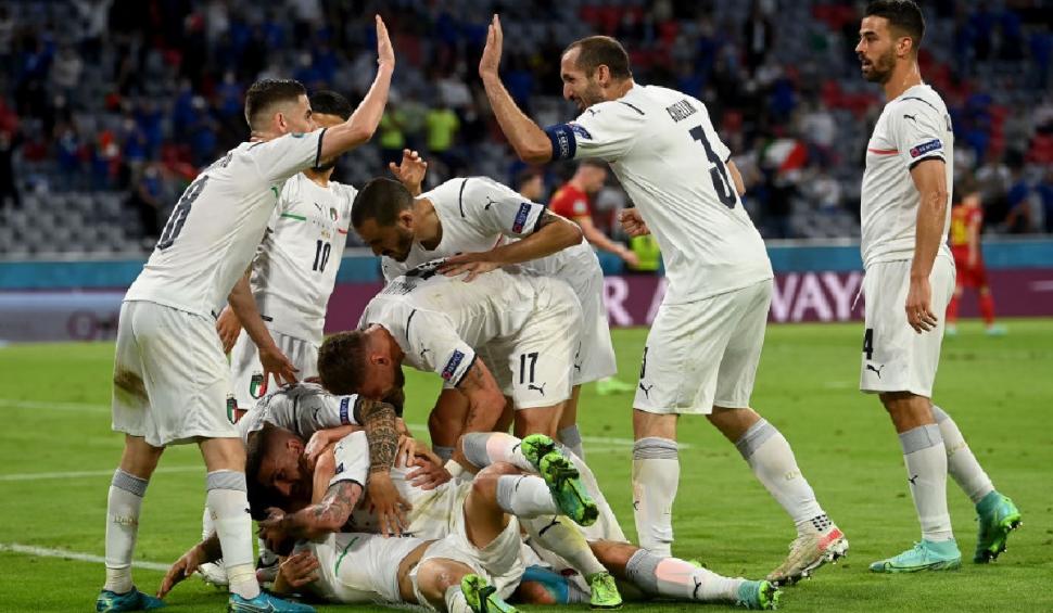 Italia a învins Belgia cu 2-1 în sferturile EURO 2020 și e la doar un pas de finală. În semifinală va înfrunta Spania, pe Wembley 714670