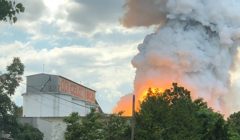 Mesaj RO-ALERT după exploziile din Constanța din interiorul unei magazii de aluminiu