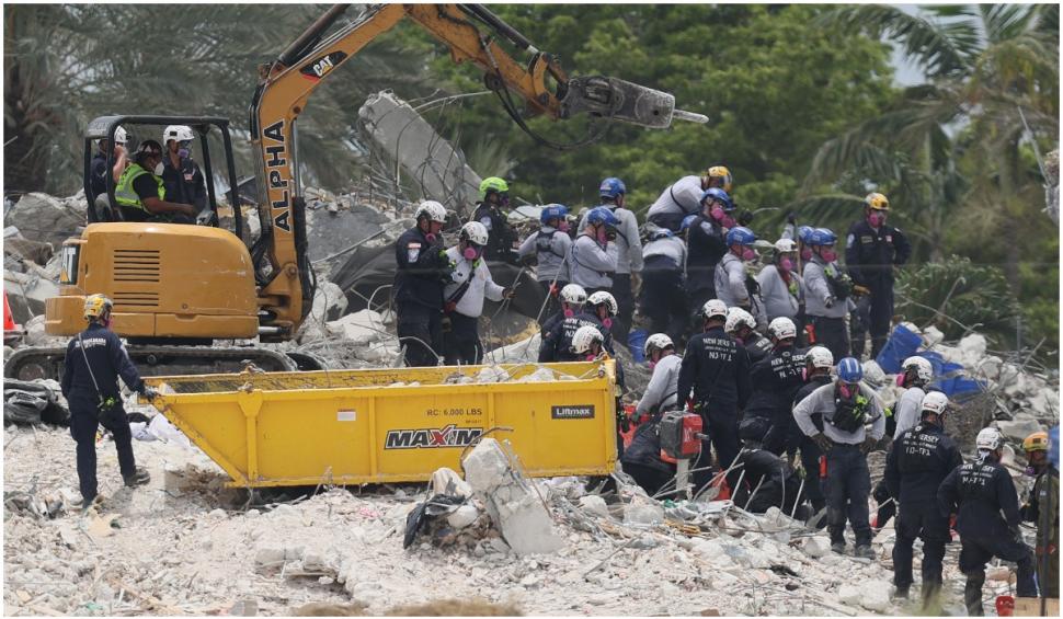 Autoritățile renunță la căutarea de supraviețuitori în ruinele blocului prăbușit din Miami: 86 de persoane încă dispărute 715531