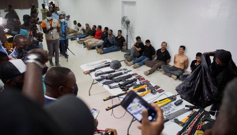 Asasinii președintelui haitian, prezentați la televizor. Doi dintre ei sunt americani cu dublă cetățenie. Detalii înfiorătoare despre moartea președintelui 715714