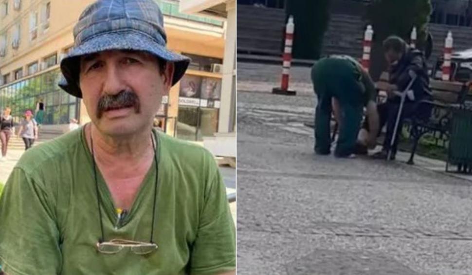 Un bărbat din Iaşi s-a descălţat şi i-a dat sandalele unui bătrân desculţ: "Să faci bine unui om este mai greu" 716517