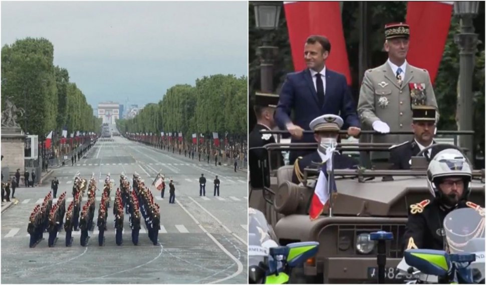 Parada militară de Ziua Națională a Franței VIDEO