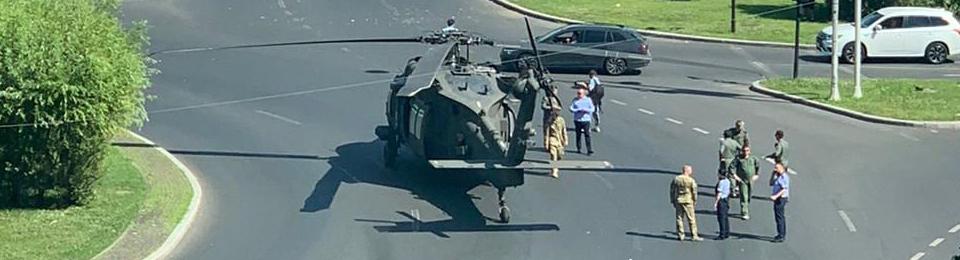 Polițist martor la aterizarea forțată a elicopterului militar: ”Puteam să asistăm la o tragedie” 716882