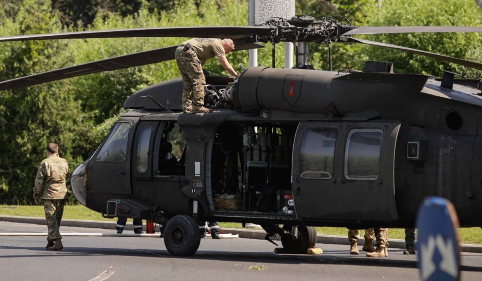 Ambasada SUA, reacție după aterizarea forțată a elicopterului militar: "Lucrăm alături de partenerii români pentru a rezolva situația"