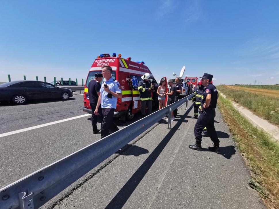 Încă un accident pe Autostrada Soarelui! Mai multe persoane au fost rănite 717118