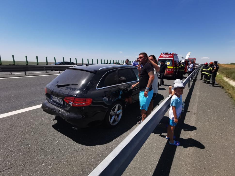 Încă un accident pe Autostrada Soarelui! Mai multe persoane au fost rănite 717119