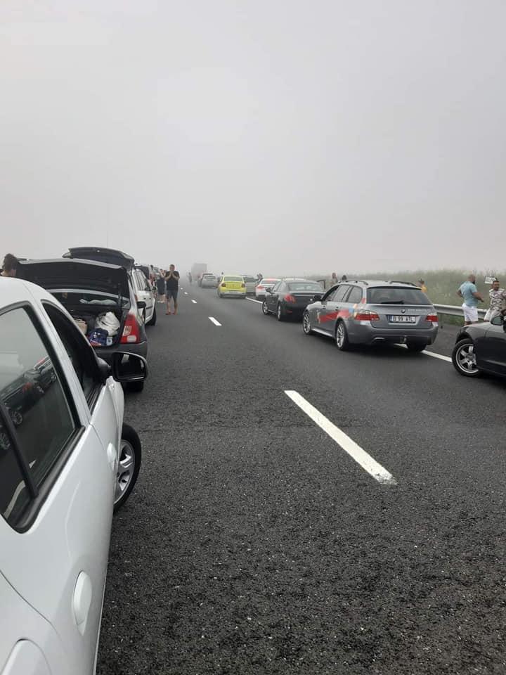 Accidente în lanț pe Autostrada Soarelui: Peste 50 de mașini implicate, 57 victime, planul roșu activat 717034
