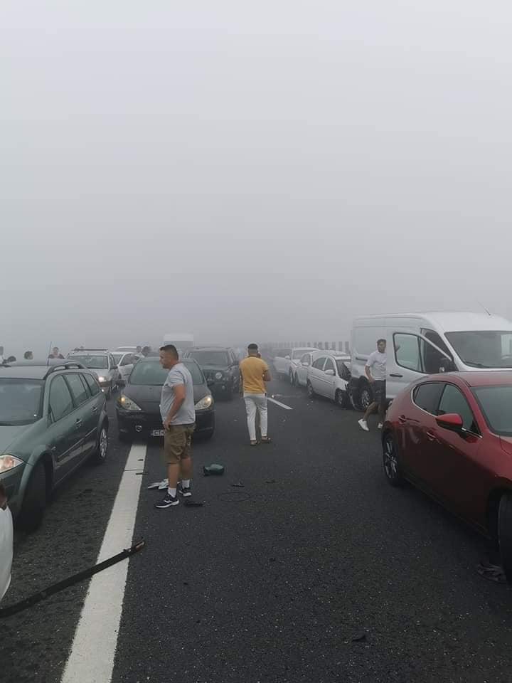 Accidente în lanț pe Autostrada Soarelui: Peste 50 de mașini implicate, 57 victime, planul roșu activat 717035