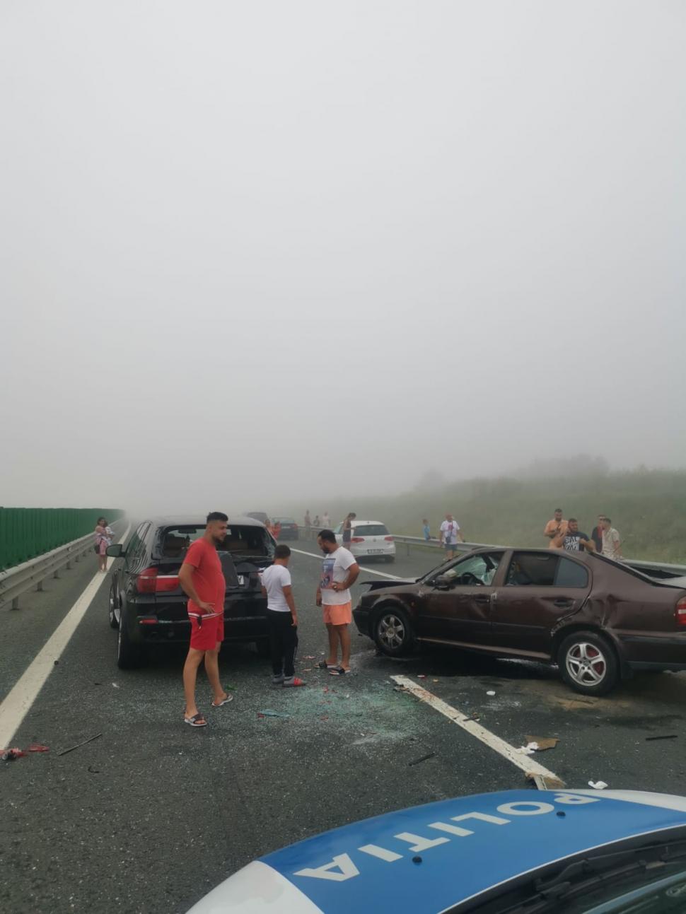 Accidente în lanț pe Autostrada Soarelui: Peste 50 de mașini implicate, 57 victime, planul roșu activat 717039