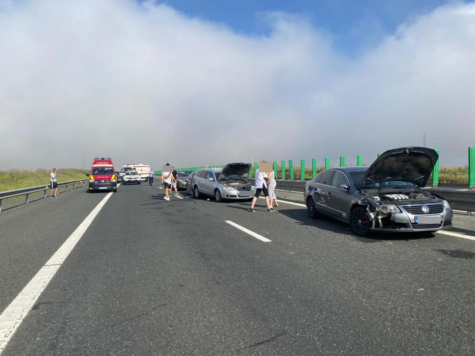 Accidente în lanț pe Autostrada Soarelui: Peste 50 de mașini implicate, 57 victime, planul roșu activat 717049