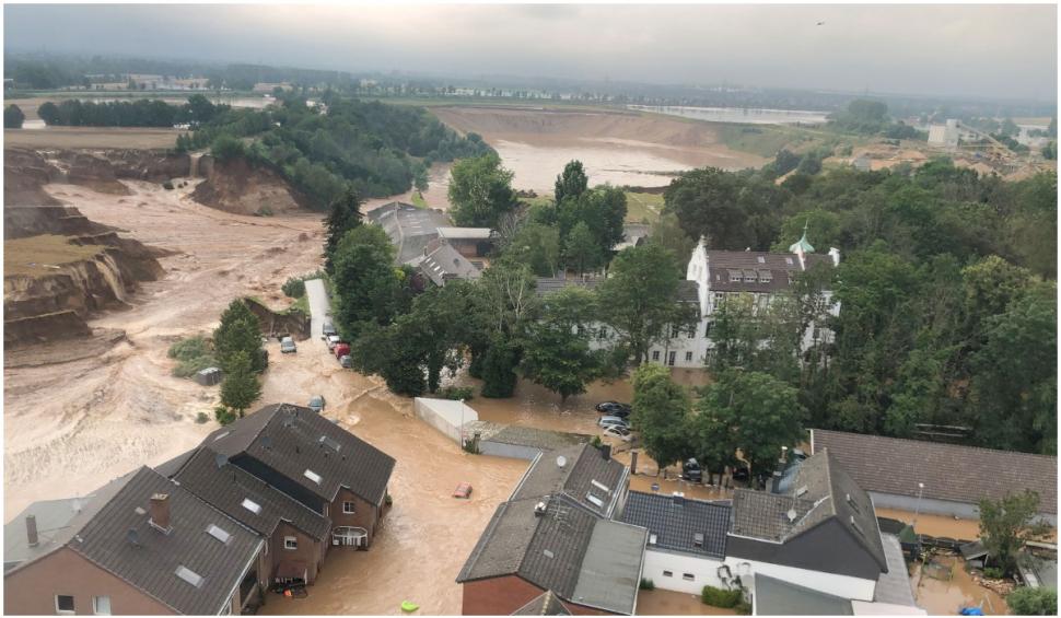 Alunecare masivă de teren în Germania devastată de inundații