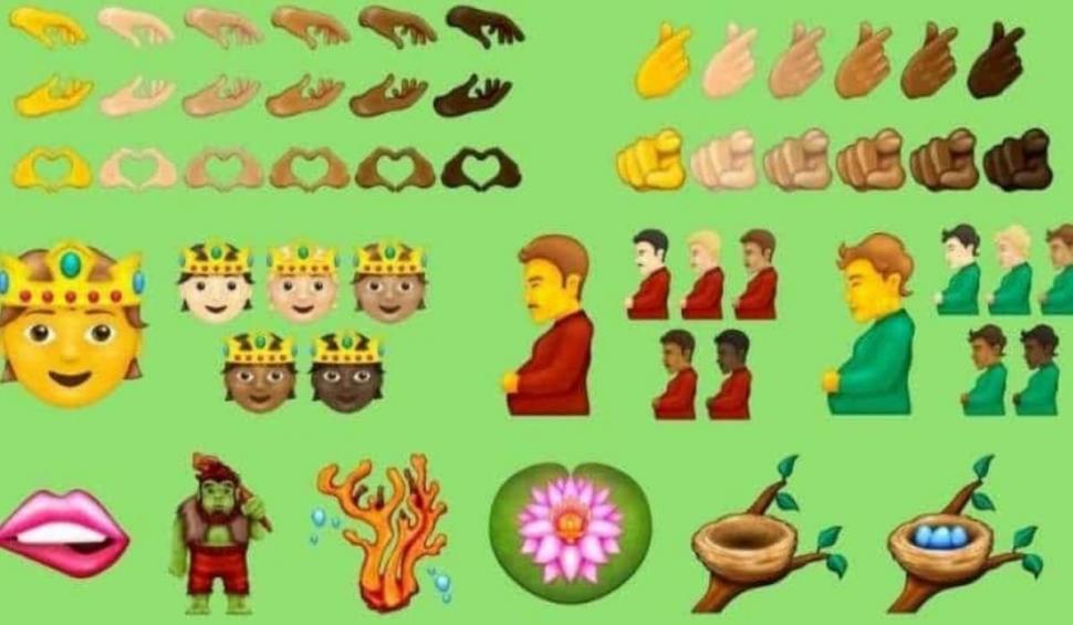 Bărbatul gravid, apariție printre emoticoanele sistemelor de operare de pe telefoane și tablete 717184