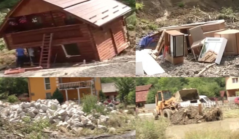 Oamenii din Roșia Montană sunt disperați, după dezastrul produs de ciclon: ”Se duce totul la vale”