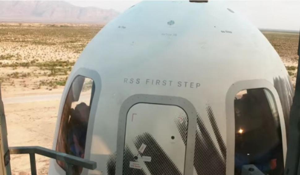 Jeff Bezos, în spațiu într-un zbor istoric. Racheta New Shepard s-a lansat cu succes din Texas și a revenit pe Pământ 717738