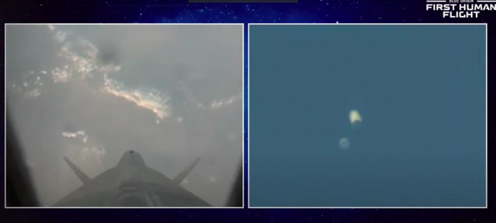 Jeff Bezos, în spațiu într-un zbor istoric. Racheta New Shepard s-a lansat cu succes din Texas și a revenit pe Pământ 717748