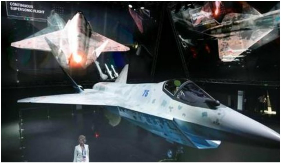 Rusia a prezentat "Șah Mat", un avion de război de ultimă generație, invizibil pentru radare