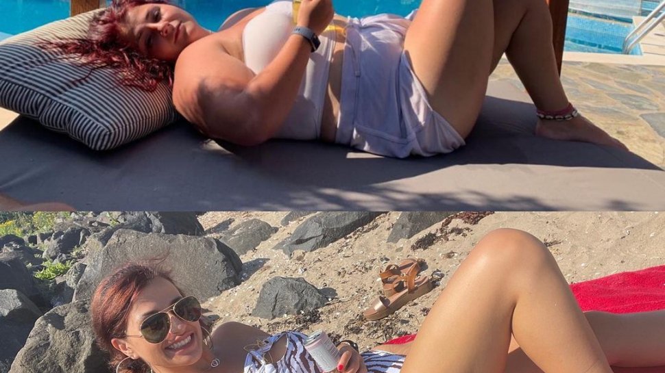 Transformarea unei tinere de 23 de ani, după ce i-a fost rușine cu pozele din vacanță, de la plajă
