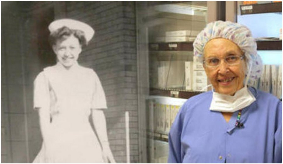 Cea mai vârstnică asistentă din SUA s-a retras la 96 de ani 