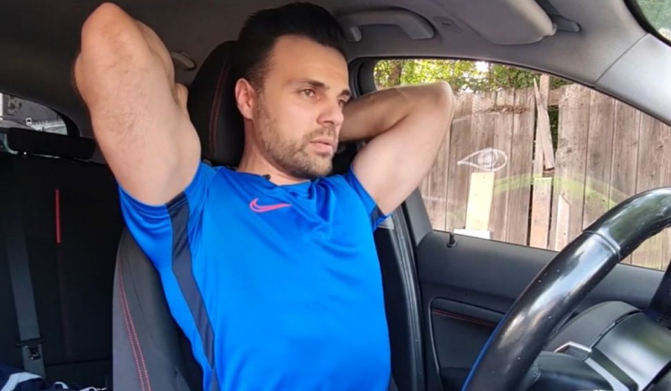 Exerciţii de stretching în maşină, atunci când stăm la semafor, cu specialistul sportiv Cornel Moca