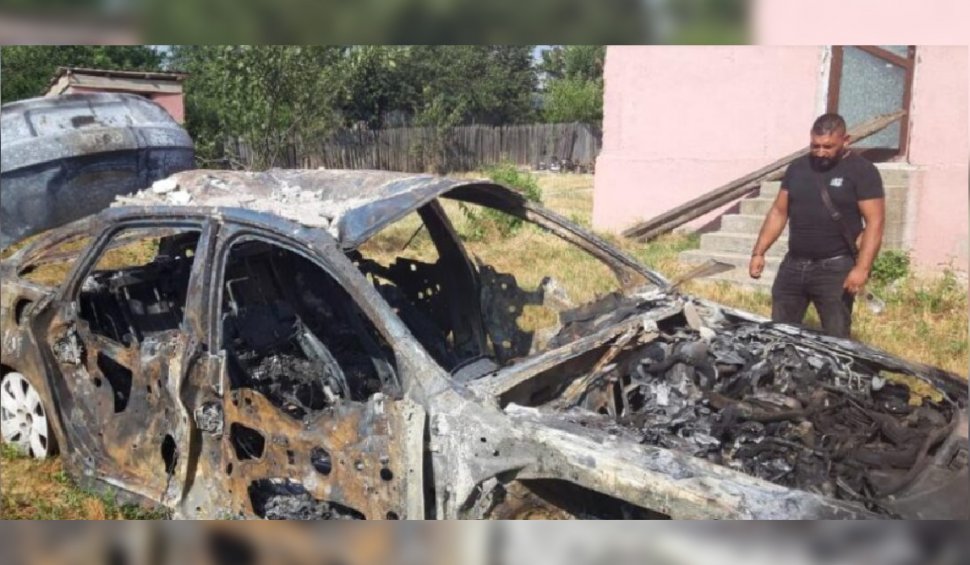 Un fost campion la judo a incendiat o casă şi o maşină în semn de răzbunare pentru un lănţisor de aur, în Teleorman