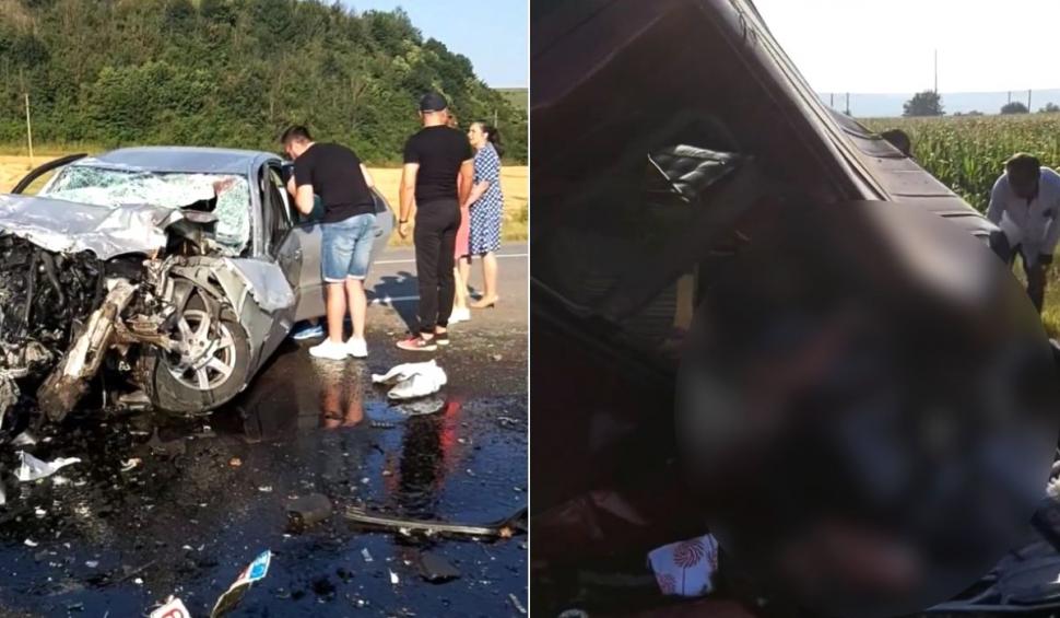 Şapte morţi după un accident devastator între un Mercedes şi un microbuz, în Răcăciuni, Bacău 718523