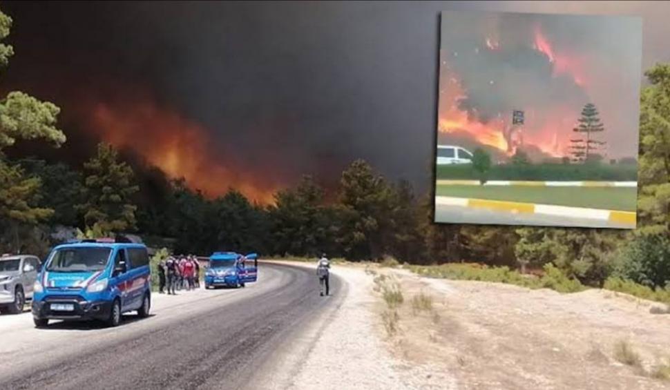 Sudul Turciei este în flăcări. Incendiile nemiloase  au ajuns la 75 de kilometri de stațiunea Antalya