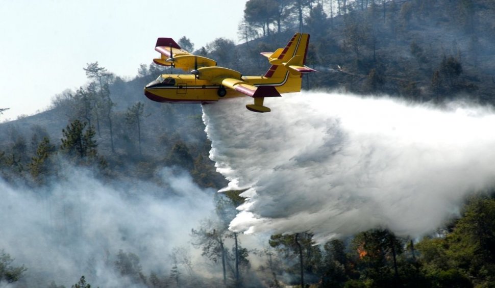 Incendiile de vegetație se apropie de țara noastră. Bulgaria arde: 60 de hectare de pădure sunt mistuite de foc într-o localitate din centrul țării