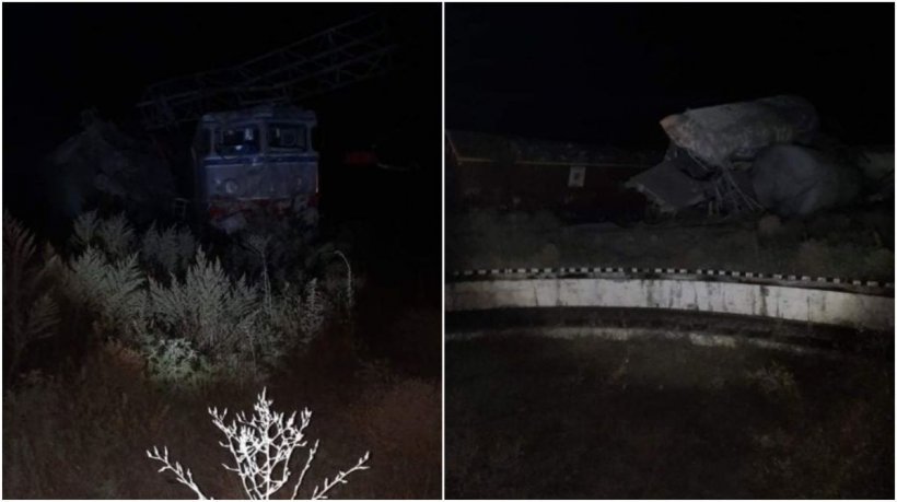 Mecanicul implicat în accidentul feroviar de la Fetești a fost reținut pentru 24 de ore
