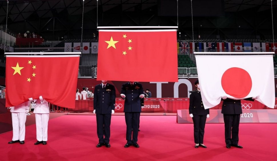 Un om a fost arestat după ce a huiduit la imnul Chinei, în timpul Jocurilor Olimpice de la Tokyo