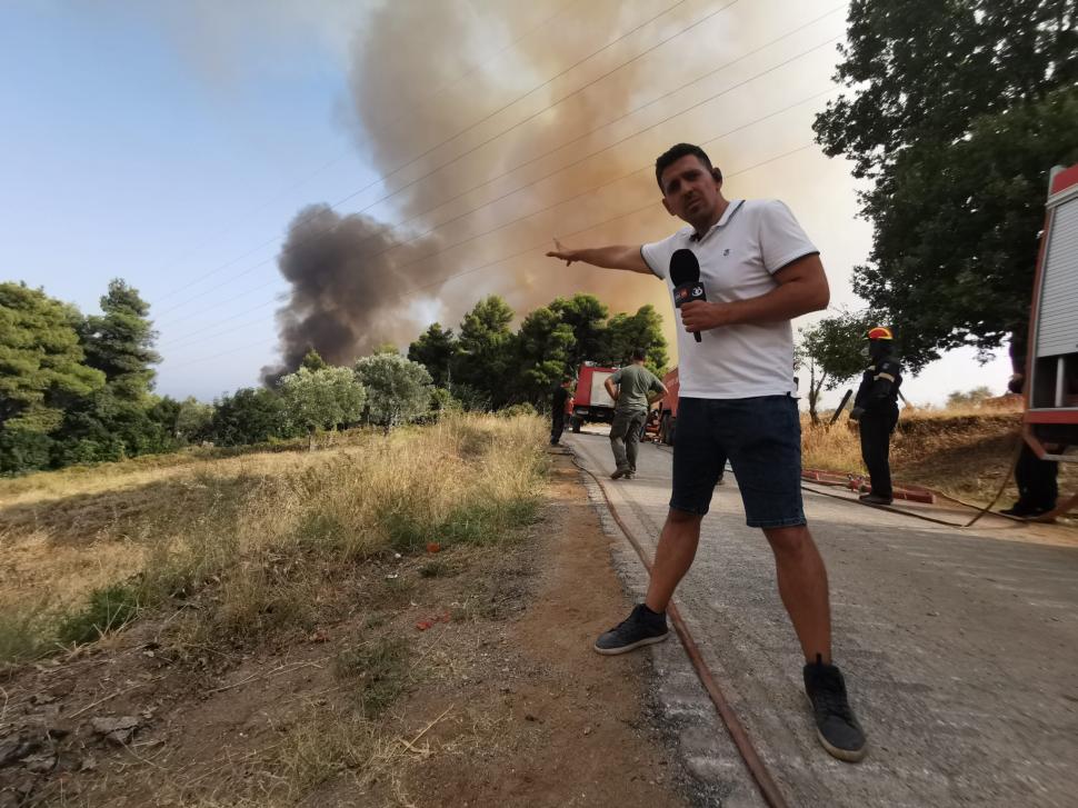 Cristi Popovici, reporter special Antena 3 trimis în Grecia: "Este iadul aici!" 720559