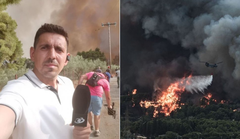 Cristi Popovici, reporter special Antena 3 trimis în Grecia: "Este iadul aici!"