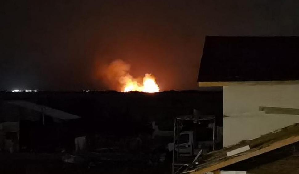 Incendiu de vegetaţie în Corbeanca, Ilfov. Nadina Câmpean: "Focul este uriaş. Este infiorător!" 720579