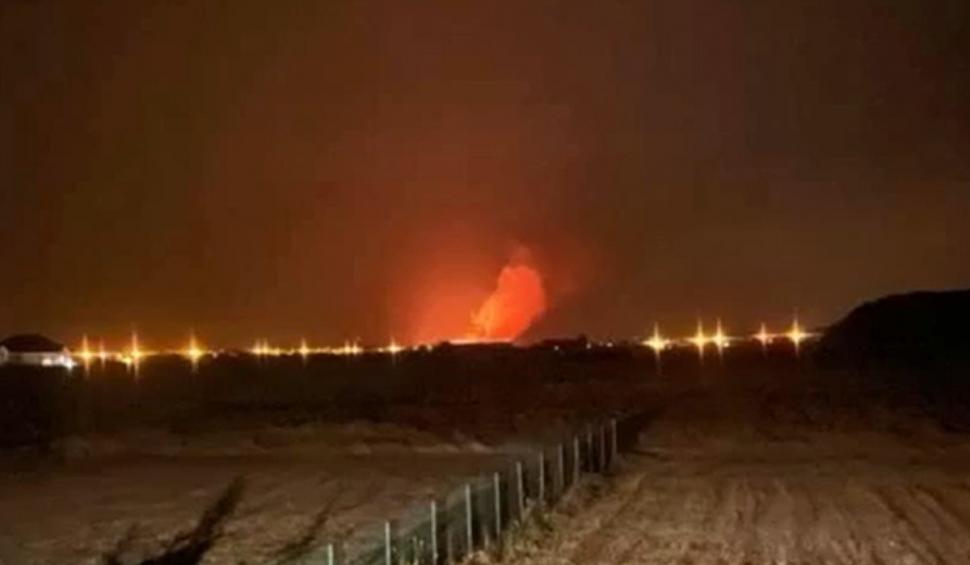 Incendiu de vegetaţie în Corbeanca, Ilfov. Nadina Câmpean: "Focul este uriaş. Este infiorător!" 720588