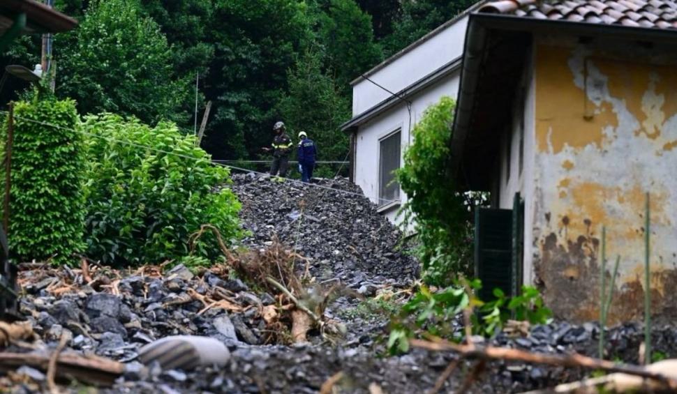 Italia este mistuită simultan de incendii, grindină, inundații severe și alunecări de teren. Populația este copleșită de vremea extremă 720520