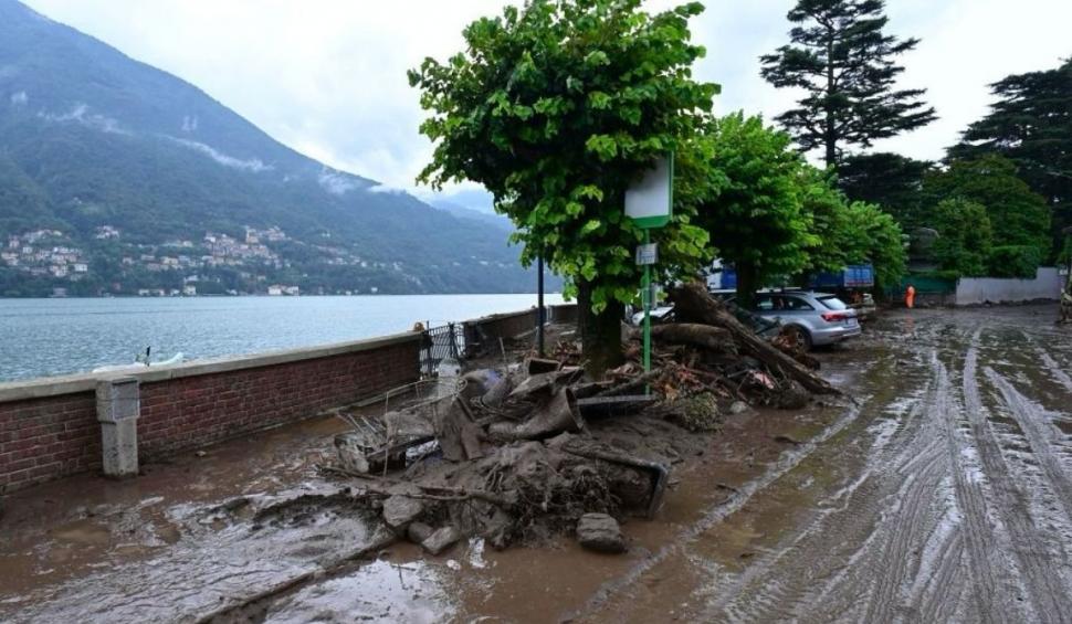 Italia este mistuită simultan de incendii, grindină, inundații severe și alunecări de teren. Populația este copleșită de vremea extremă 720521