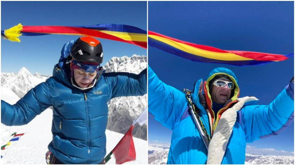 Cine sunt românii care au dus tricolorul pe un vârf de 8.000 de metri