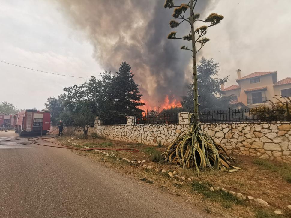 Imagini apocaliptice cu Atena sub ameninţarea incendiilor. Sute de mii de oameni sunt în pericol: "Parcă suntem în război" 720746