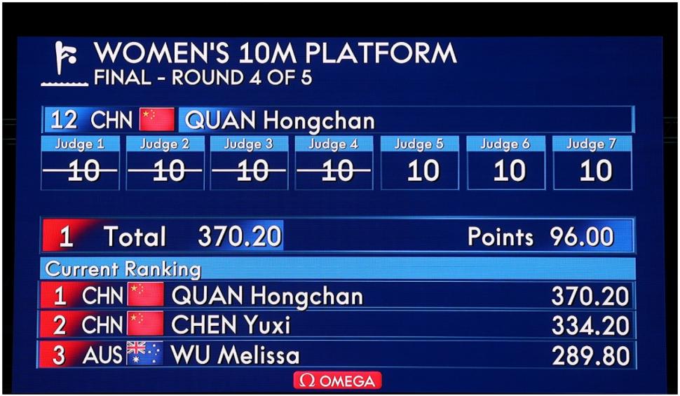 O chinezoaică de 14 ani a realizat o performanță uriașă la Jocurile Olimpice. 10 pe linie 720614