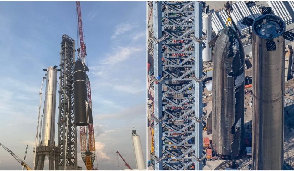 Imagini cu cea mai mare rachetă construită vreodată. Elon Musk vrea să cucerească spațiul, dar și Pământul cu noua creație 720785