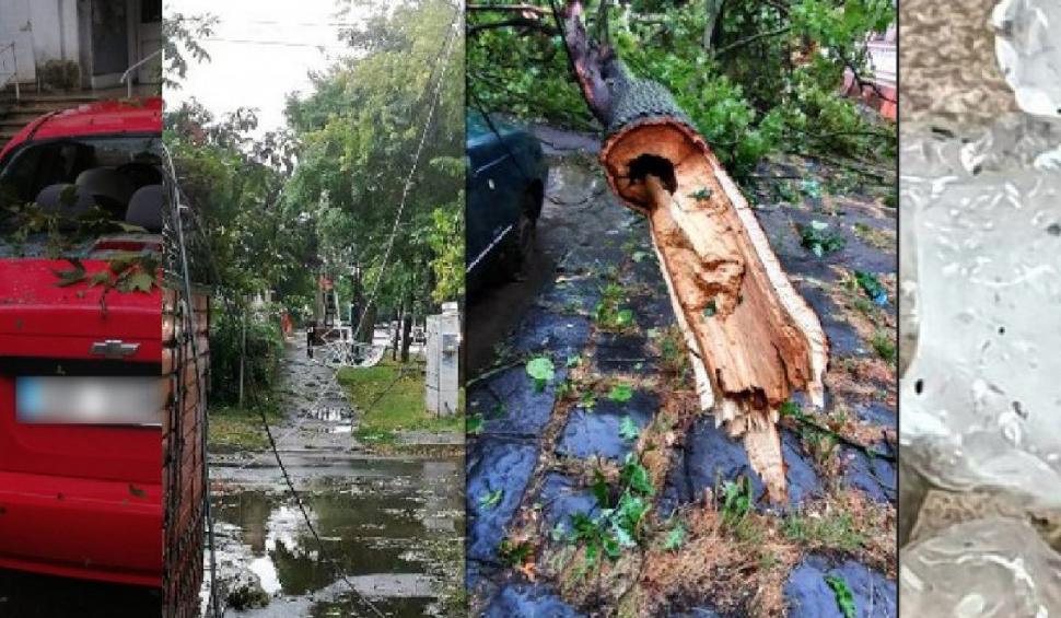 Ploile abundente şi vijeliile au făcut prăpăd în România: "Nu am mai văzut aşa ceva, ne-am speriat" 720755