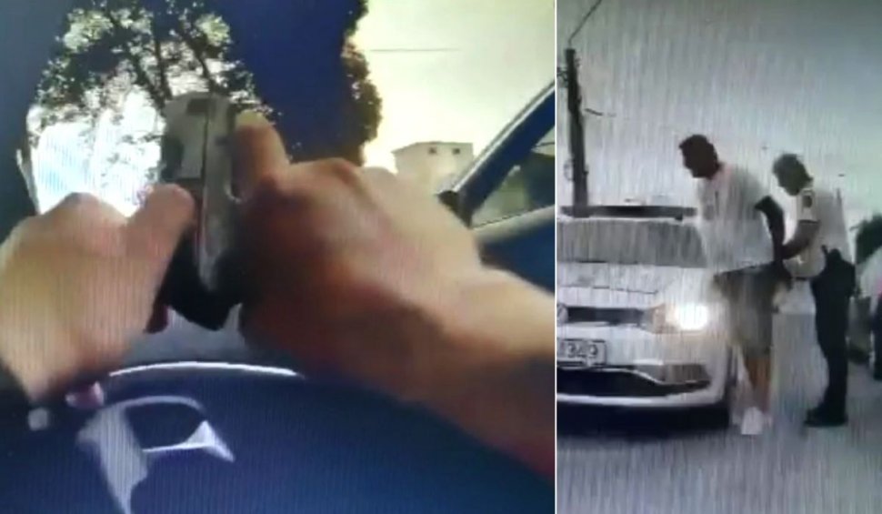 Filmul urmăririi cu împuşcături a şoferului drogat cu cocaină, în Constanţa: "Opreşte că trag!"