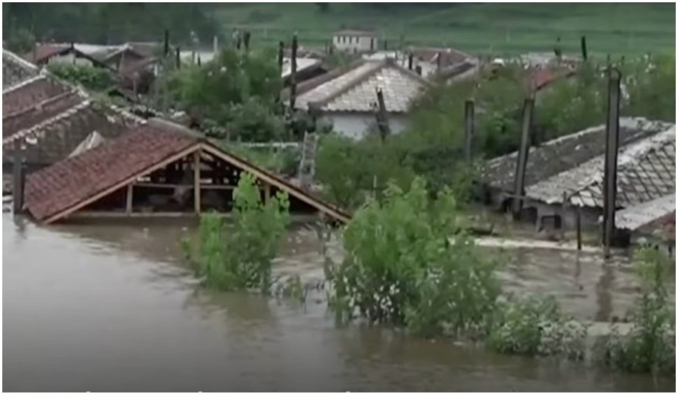 După pandemie și foamete, inundațiile lovesc Coreea de Nord: 5.000 de persoane au fost evacuate 