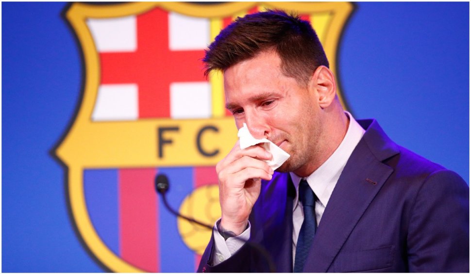 Leo Messi a izbucnit în lacrimi la conferința de presă de adio de la Barcelona: "Nu sunt pregătit pentru asta"