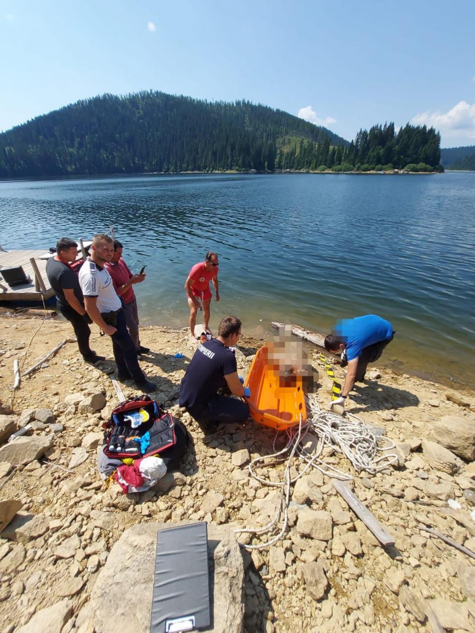 Cadavrul unui bărbat de 53 de ani, găsit în lacul Beliș-Fântânele, din Cluj 721060
